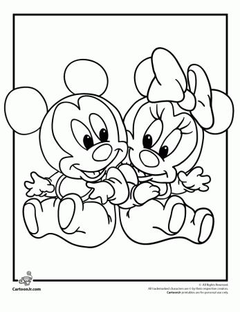 Disney Babies Coloring Pages - Woo! Jr. Kids Activities