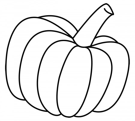 Best Pumpkin Outline Printable #22947 - Clipartion.com