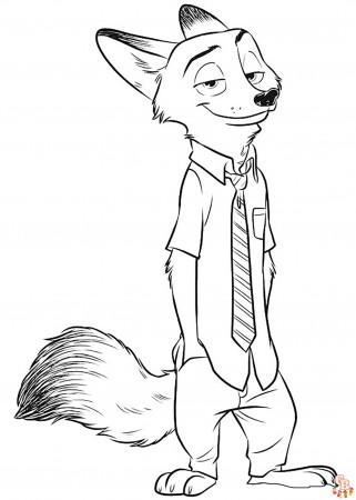 Let Your Imagination Run Wild with Zootopia Coloring Pages
