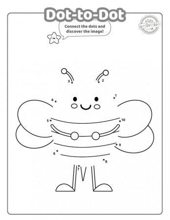 Easy Dot to Dot Printables 1-10 Coloring Pages | Kids Activities Blog