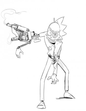 Rick and Morty Coloring Pages | 70 ...