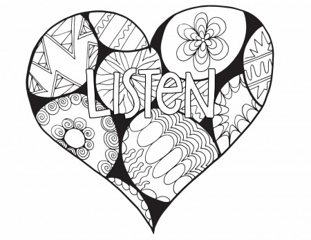 LISTEN! 3 Free Printable Coloring Pages ...