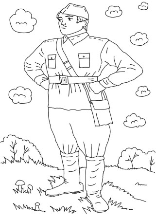Soldiers coloring pages | Print free for boys