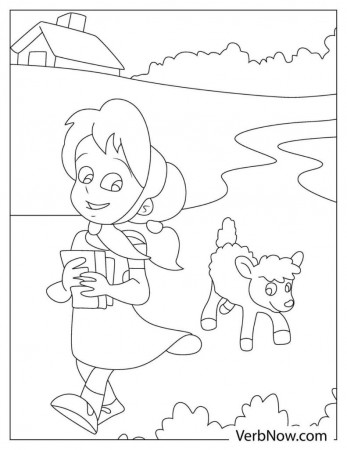 Free LAMB Coloring Pages & Book for Download (Printable PDF) - VerbNow