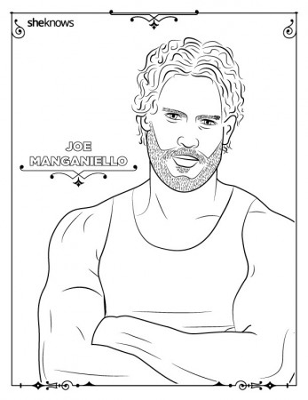 32 adult coloring book pages of Hollywood's hottest men (and they're  printable!) – SheKnows