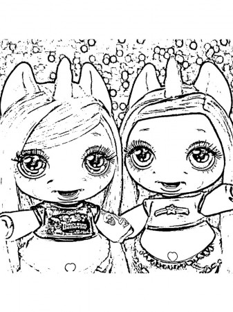 Poopsie Slime Surprise Unicorn coloring pages for kids