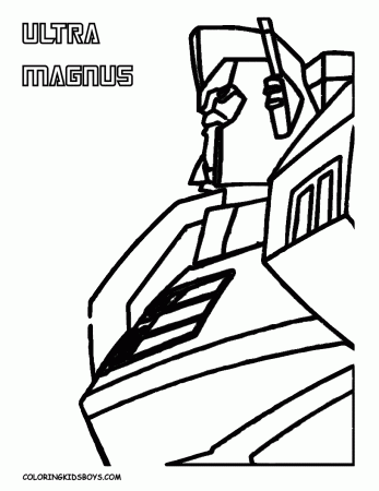 Tenacious Transformers Coloring Page | YesColoring | Free