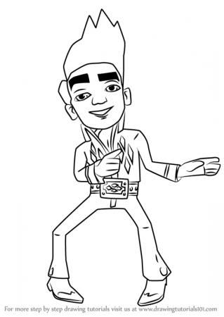 Learn How to Draw Rex from Subway Surfers (Subway Surfers) Step by Step :  Drawing Tutorials | Subway surfers, Surfer, Drawings