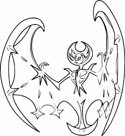 Pokemon Coloring Pages Lunala – From the thousand pictures on the net  concerning pokemon coloring pages lunala , we all selects the best choices…  | Boyama sayfaları