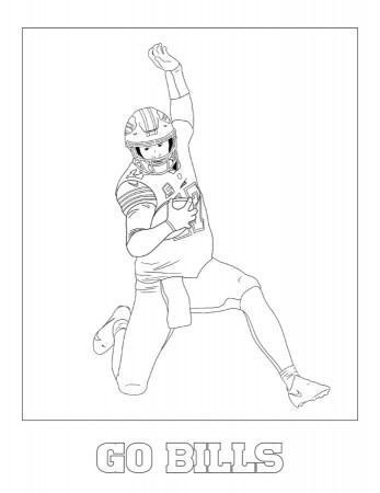 Buffalo Bills Coloring Pages