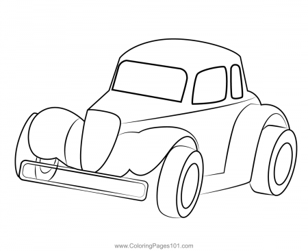 Old Classic Car Coloring Page for Kids - Free Vintage Cars Printable Coloring  Pages Online for Kids - ColoringPages101.com | Coloring Pages for Kids