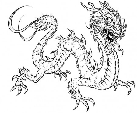 Coloring Pages: Dragon Coloring Pages For Adults Pictures Colorine ...