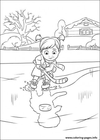 Riley - Inside Out Coloring Pages