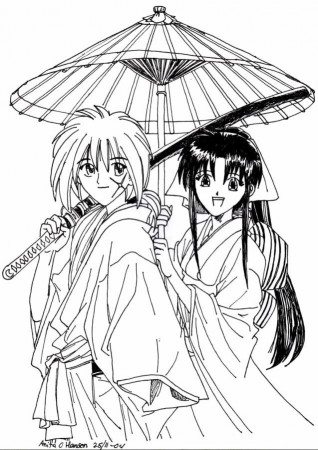 kenshin+kaoru by strawbrrypssion on DeviantArt