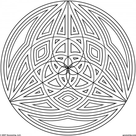 11 Pics of Circle Pattern Coloring Pages - Geometric Circle ...