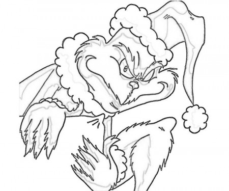Best Photos of Grinch And Max Coloring Pages - The Grinch Who ...