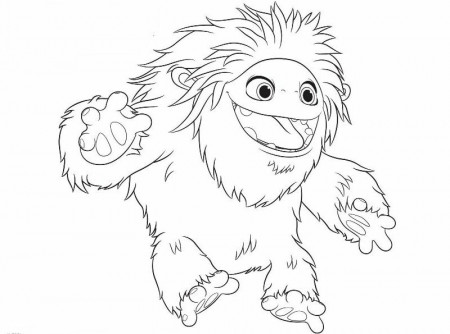 Coloring page Abominable Everest