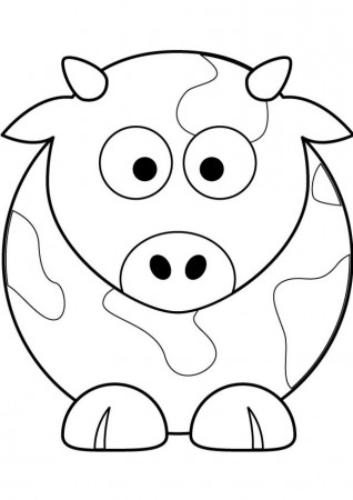 Cows - Coloring Pages for Kids and for Adults