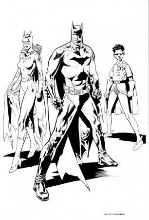 Batman And Robin Coloring Pages - Coloring Page