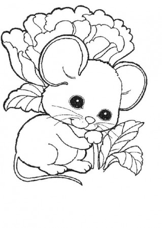Mice Free Print Coloring Pages - Coloring Cool