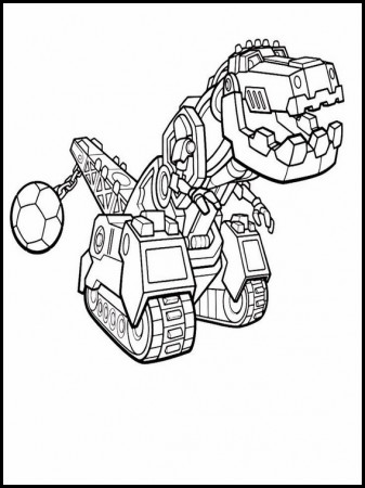 Coloring Pages Dinotrux 1