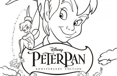 Peter Pan Coloring Page - Free printable from Disney