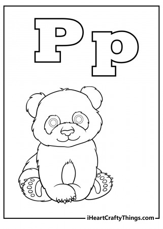 Printable Letter P Coloring Pages (Updated 2022)