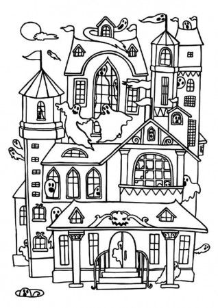 Coloring Page | Coloring pages, Coloring pages to print, House colouring  pages