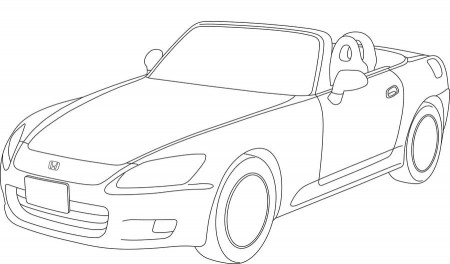 Coloring pages: Honda, printable for kids & adults, free
