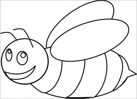 Honey Bees Coloring Pages for Kids - ColoringBay