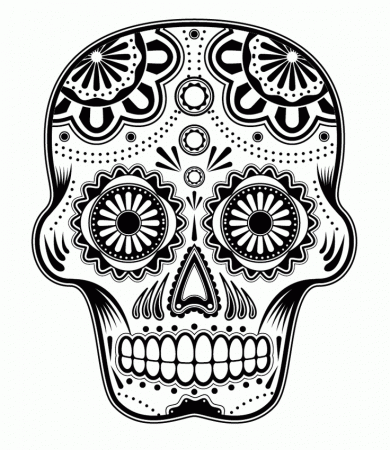 Coloring Pages: Coloring Pages For Adult Tattoo Sugar Skull