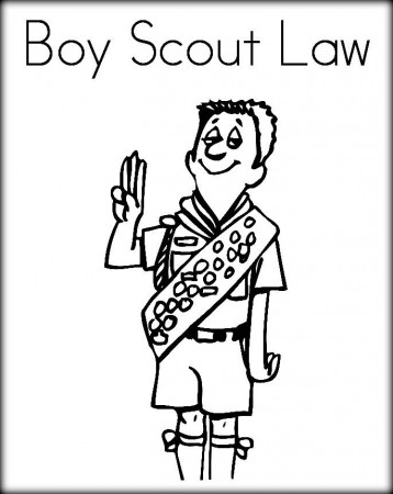 Free Printable Boy Scout Coloring Pages - Color Zini