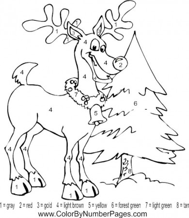Education Christmas Color Number Pages Az Coloring Pages, Popular ...