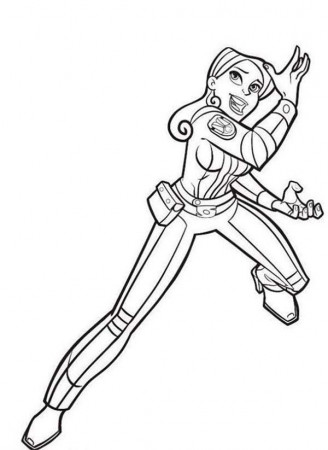 Olivia Ready to Attack in Rox Coloring Pages | Best Place to Color