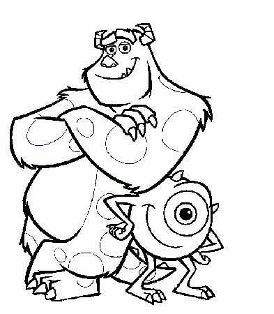 Monsters University Coloring Pages - High Quality Coloring Pages