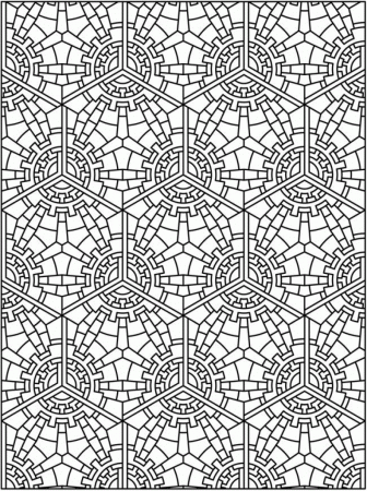 Tessellation Color Pages Printable - High Quality Coloring Pages
