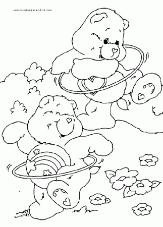 Care Bears Free Coloring Sheet - Coloring pages for kids