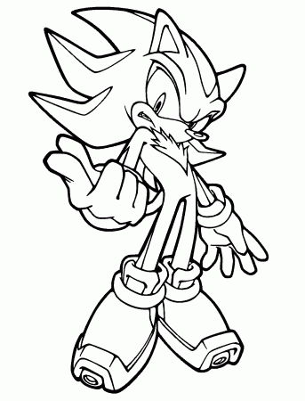 Coloring Pages For Kids Sonic X Printable | Cartoon Coloring pages ...