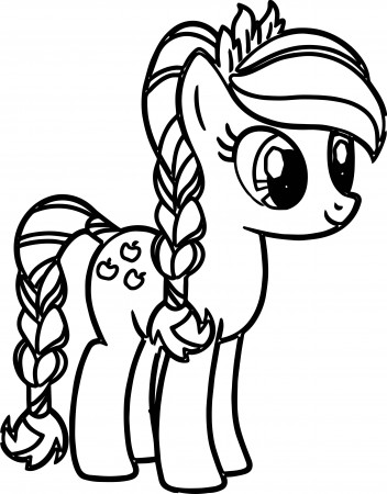 Apple Bloom Coloring Page at GetDrawings | Free download