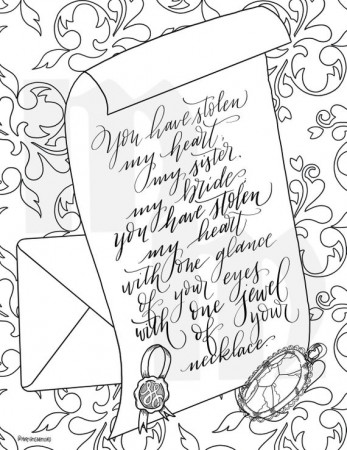 With one jewel bible coloring page | Etsy