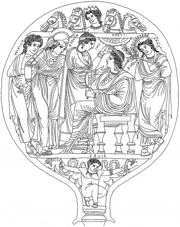 File:Etruscan Mirror - Judgement of Paris - Drawing.jpg ...