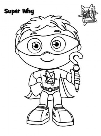 Super Why coloring pages