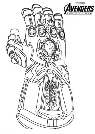 Infinity Gauntlet Coloring Pages - Free Printable Coloring Pages for Kids