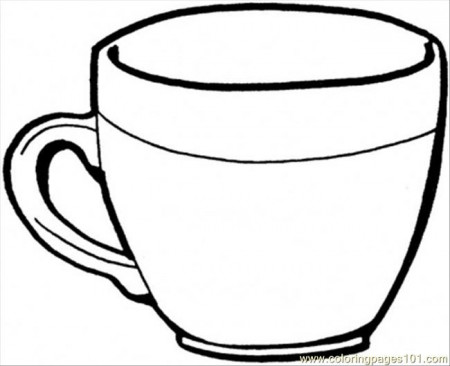 Teacup Coloring Page for Kids - Free Kitchenware Printable Coloring Pages  Online for Kids - ColoringPages101.com | Coloring Pages for Kids