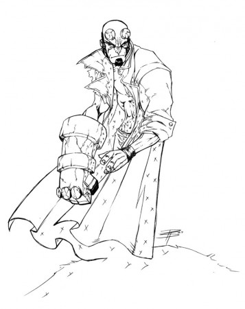 Hellboy 2 coloring page - free printable coloring pages on coloori.com