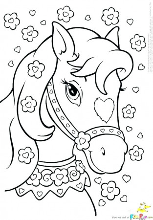 Barbie Horse Coloring Pages at GetDrawings | Free download