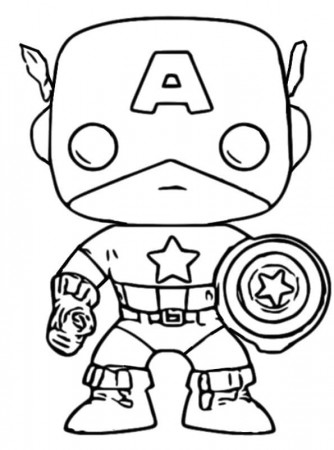 Funko Pop Coloring Pages. Print Popular Character Figures