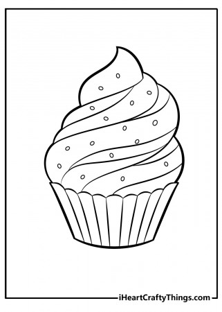 Printable Cupcake Coloring Pages (Updated 2023)