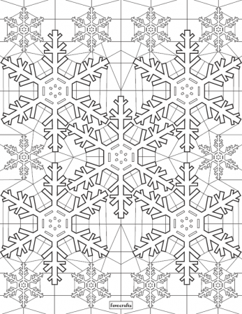 10 Winter Coloring Pages for Adults ...