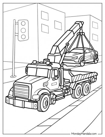 34 Truck Coloring Pages (Free PDF Printables)